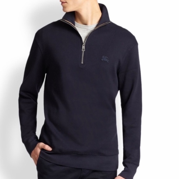 burberry quarter zip pullover